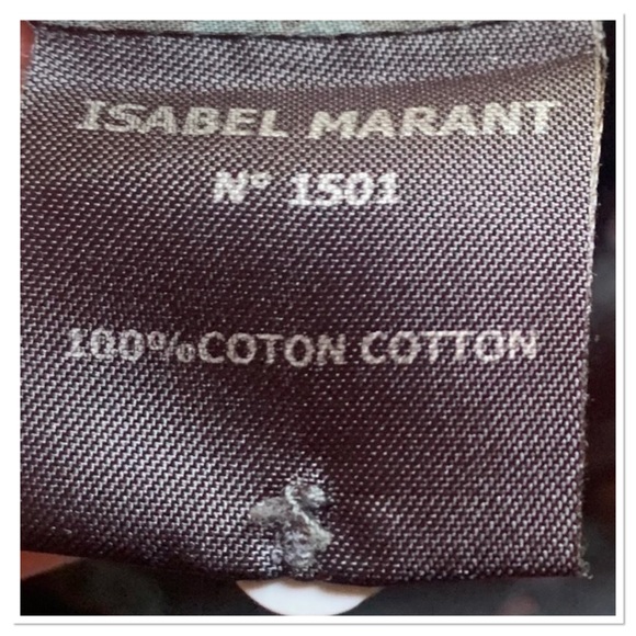 Isabel Marant Shirt Dress Gray Pink Size 2 - Picture 9 of 10